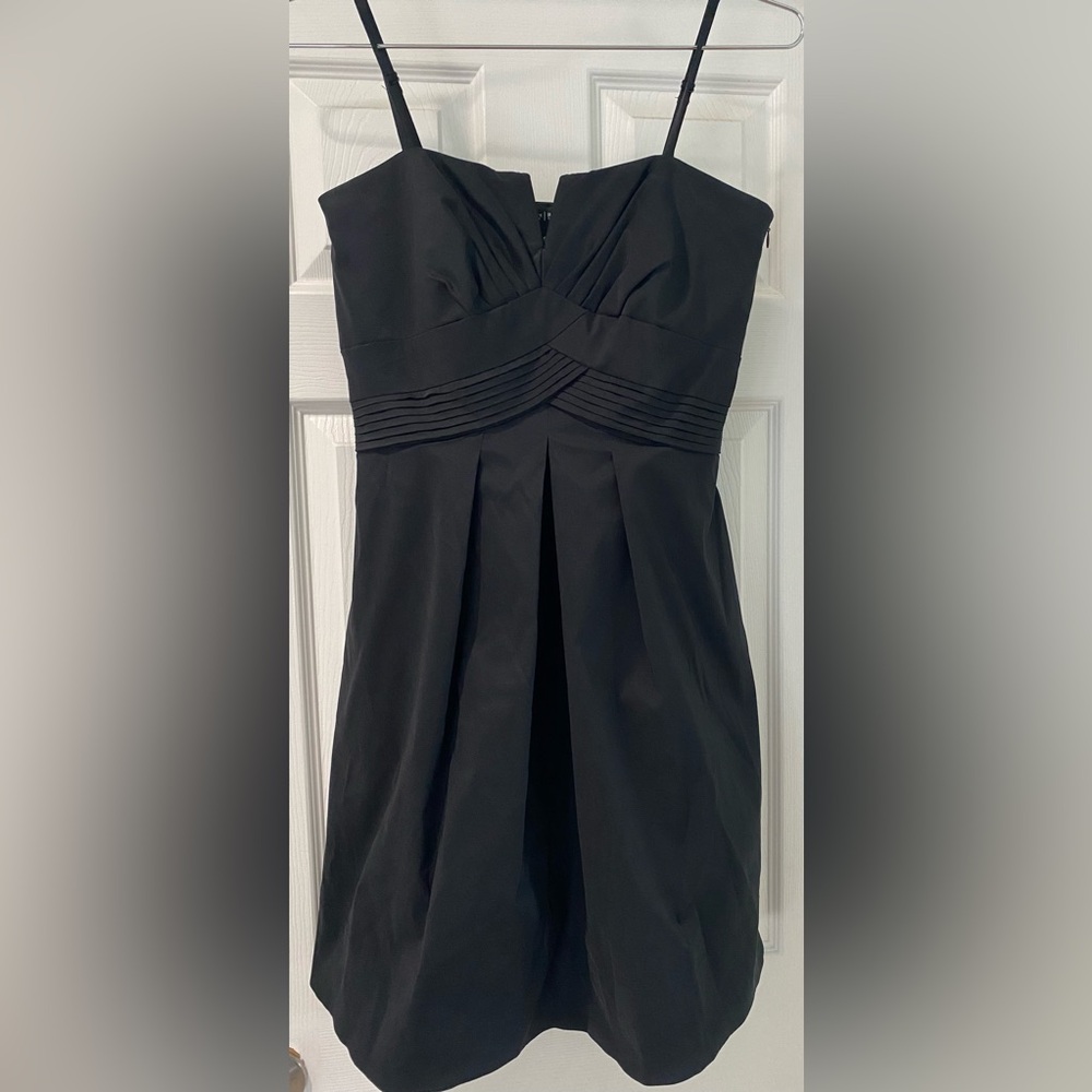 White House Black Market size 8 EUC black dress.